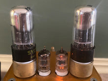 Load image into Gallery viewer, Matched Pair Sylvania 6K6 6K6GT Vacuum Tubes Silver Tops NOS-Testing