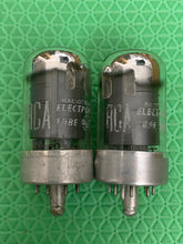Load image into Gallery viewer, Matched Pair Sylvania 7B7 Vacuum Tubes