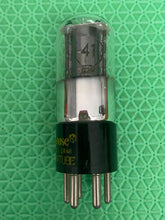 Load image into Gallery viewer, Westinghouse Number / Type 41 #41 Vacuum Tube Black Plate Clear Straight Bottle NOS-Testing