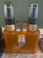 Load image into Gallery viewer, Matched Pair General Electric GE 6V6 6V6GT Vacuum Tubes Black Plates
