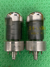 Load image into Gallery viewer, Matched Pair Sylvania 7B7 Vacuum Tubes