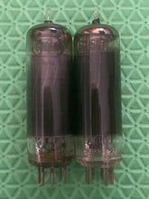 Load image into Gallery viewer, Matched Pair Lansdale 6AQ5 Vacuum Tubes Black Glass NOS-Testing