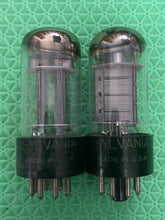 Load image into Gallery viewer, Matched Pair General Electric GE 25L6 25L6GT Vacuum Tubes Valves