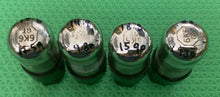 Load image into Gallery viewer, 4 Sylvania 6K6 6K6GT Chrome Dome / Silver Top Vacuum Tubes Lot Of Four