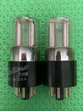 Load image into Gallery viewer, Matched Pair General Electric GE 6SL7 6SL7GT Vacuum Tubes