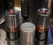 Load image into Gallery viewer, Matched Pair RCA 6V6 6V6GT Gray Glass Vacuum Tubes NOS-Testing