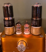 Load image into Gallery viewer, Matched Pair GM-Labeled National Union NU 6V6 6V6GT 6V6GT/G Black Glass Vacuum Tubes NOS-Testing