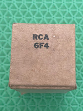 Load image into Gallery viewer, RCA 6F4 Vacuum Tube NOS NIB