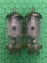 Load image into Gallery viewer, Matched Pair Amperex Bugle Boy 6267 / EF86 Mesh Plate Vacuum Tubes