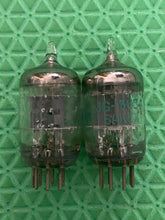 Load image into Gallery viewer, Matched Pair General Electric GE 5654 JG-5654 6AK5 6096 6J1 6J2 Vacuum Tubes