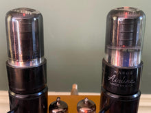 Load image into Gallery viewer, Matched Pair General Electric GE 6K6 6K6GT Vacuum Tubes Black Glass