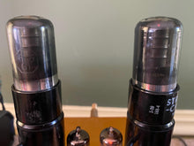 Load image into Gallery viewer, Matched Pair General Electric GE 6K6 6K6GT Vacuum Tubes Black Glass NOS-Testing