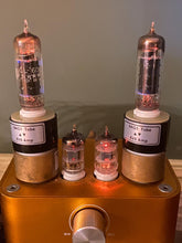 Load image into Gallery viewer, Matched Pair General Electric GE 6005 6AQ5 Black Plate Vacuum Tubes