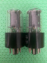 Load image into Gallery viewer, Matched Pair RCA 6SN7 6SN7GTB Vacuum Tubes Copper Support Rods NOS-Testing