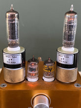 Load image into Gallery viewer, Matched Pair General Electric GE 6005 6AQ5 Black Plate Vacuum Tubes