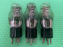 Load image into Gallery viewer, 3 US-Made Number 27 #27 Vacuum Tubes Engraved Base Mesh Plate Thimble GetterLot Of Three