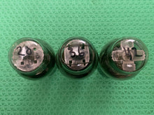 Load image into Gallery viewer, 3 US-Made Number 27 #27 Vacuum Tubes Engraved Base Mesh Plate Thimble GetterLot Of Three