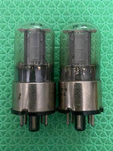 Load image into Gallery viewer, Matched Pair RCA 6J5 6J5GT Metal Base Vacuum Tubes NOS-Testing