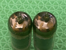Load image into Gallery viewer, Matched Pair General Electric GE 6005 6AQ5 Black Plate Vacuum Tubes