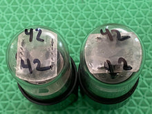 Load image into Gallery viewer, Matched Pair General Electric GE 6SL7 6SL7GT Vacuum Tubes NOS-Testing