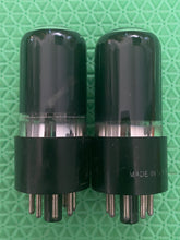 Load image into Gallery viewer, General Electric GE 6AX5 6AX5GT Black Plate Vacuum Tube Rectifier