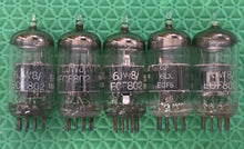 Load image into Gallery viewer, 2 General Electric GE 6JW8 / 6LX8 / ECF802 Vacuum Tubes Valves NOS NIB Lot Of Two