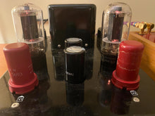 Load image into Gallery viewer, Matched Pair RCA 5693 6SJ7 Vacuum Tubes Industrial Grade Red Bottle NOS-Testing