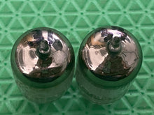 Load image into Gallery viewer, Matched Pair General Electric GE 5654 JG-5654 6AK5 6096 6J1 6J2 Vacuum Tubes