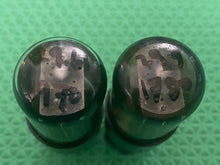 Load image into Gallery viewer, Matched Pair Ken-Rad 6K6 6K6GT Vacuum Tubes Black Glass