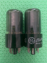Load image into Gallery viewer, Matched Pair Ken-Rad 6K6 6K6GT Vacuum Tubes Black Glass