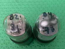 Load image into Gallery viewer, Matched Pair RCA 6SN7 6SN7GTB Vacuum Tubes Copper Support Rods NOS-Testing