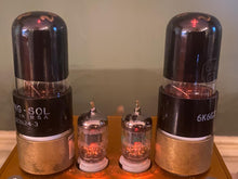 Load image into Gallery viewer, Matched Pair Tung-Sol 6K6 6K6GT Black Bottles Vacuum Tubes NOS-Testing
