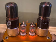 Load image into Gallery viewer, Matched Pair Tung-Sol 6K6 JAN-CTL-6K6GT Milspec Black Bottles Vacuum Tubes NOS-Testing