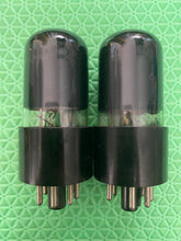 Load image into Gallery viewer, Matched Pair Tung-Sol 6K6 6K6GT Black Bottles Vacuum Tubes NOS-Testing