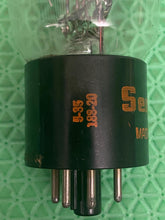 Load image into Gallery viewer, General Electric GE Black Plate 5U4 5U4G Vacuum Tube Rectifier Shoulder ST Shape