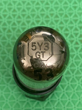 Load image into Gallery viewer, Sylvania 5Y3 5Y3GT Vacuum Tube Rectifier Shiny Black Plate