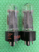 Load image into Gallery viewer, Matched Pair Sylvania 6DE4 Vacuum Tube Rectifiers