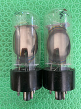 Load image into Gallery viewer, Matched Pair Sylvania 6DE4 Vacuum Tube Rectifiers