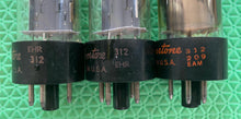 Load image into Gallery viewer, Matched Trio Sylvania Silvertone 22DE4 Vacuum Tubes