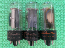 Load image into Gallery viewer, Matched Trio Sylvania Silvertone 22DE4 Vacuum Tubes