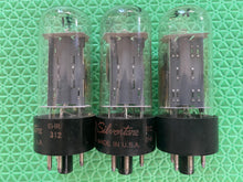 Load image into Gallery viewer, Matched Trio Sylvania Silvertone 22DE4 Vacuum Tubes