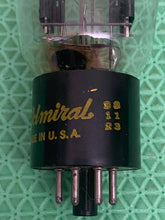Load image into Gallery viewer, Sylvania Black Plate 5U4 5U4G Hanging Filament Vacuum Tube Rectifier Shoulder ST Shape