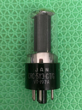 Load image into Gallery viewer, RCA 5Y3 5Y3GT JAN-CRC-5Y3GT VT197-A Milspec Vacuum Tube Rectifier Black Plate