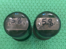 Load image into Gallery viewer, Matched Pair General Electric GE 25L6 25L6GT Vacuum Tubes