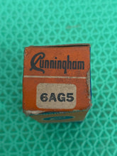Load image into Gallery viewer, Cunningham 6AG5 Vacuum Tube NOS NIB