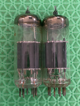 Load image into Gallery viewer, Matched Pair Toshiba 6FQ7 6CG7 Vacuum Tubes Copper Support Rods