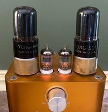 Load image into Gallery viewer, Matched Pair Tung-Sol 6K6 6K6GT Vacuum Tubes Black Glass NOS-Testing