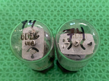 Load image into Gallery viewer, Matched Pair Sylvania 6DE4 Coin Base Vacuum Tube Rectifiers NOS-Testing