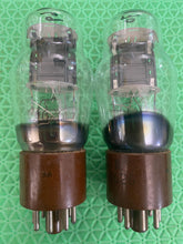 Load image into Gallery viewer, Matched Pair RCA 1626 USA VT-137 Vacuum Tubes Milspec Micanol Bases