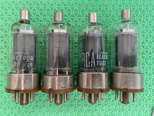 Load image into Gallery viewer, Matched Quad RCA 2E26 Vacuum Tubes NOS-Testing Lot Of Four